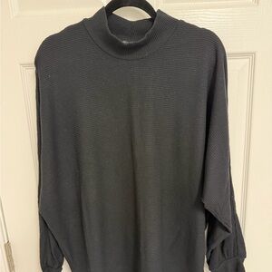 Banana Republic Black Textured Knit Top